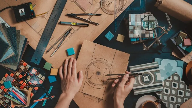 Biểu đồ so sánh sự khác biệt giữa Design, Nghệ thuật và Kỹ thuật