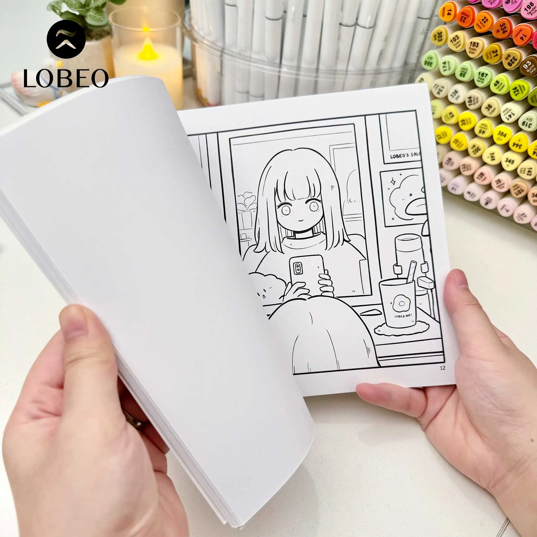 Tranh tô màu Lobeo Diary Album Vol.1 - Hình 2