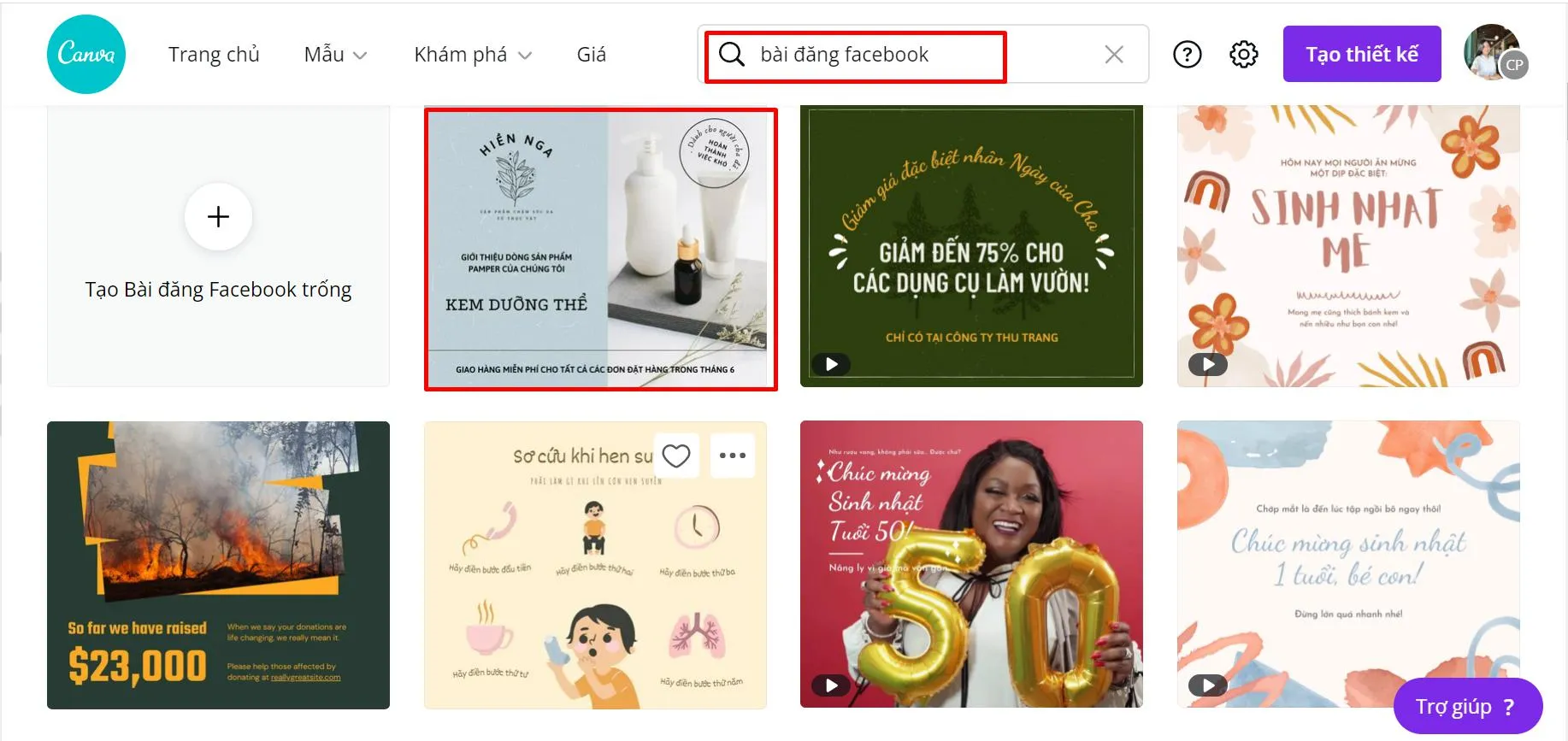 Canva - kho mẫu template đa dạng, đẹp mắt