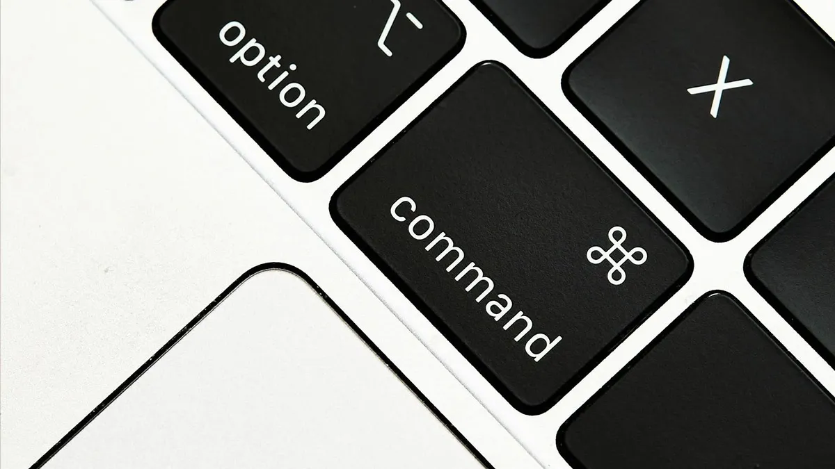 Sử dụng tổ hợp phím Command + C để sao chép trên MacBook