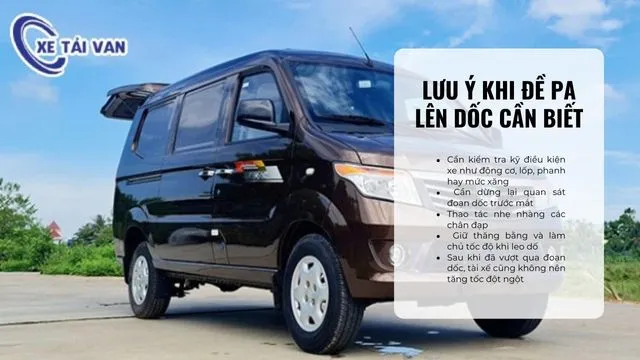 Bạn cần chú ý một số điều sau khi đề ba lên dốc