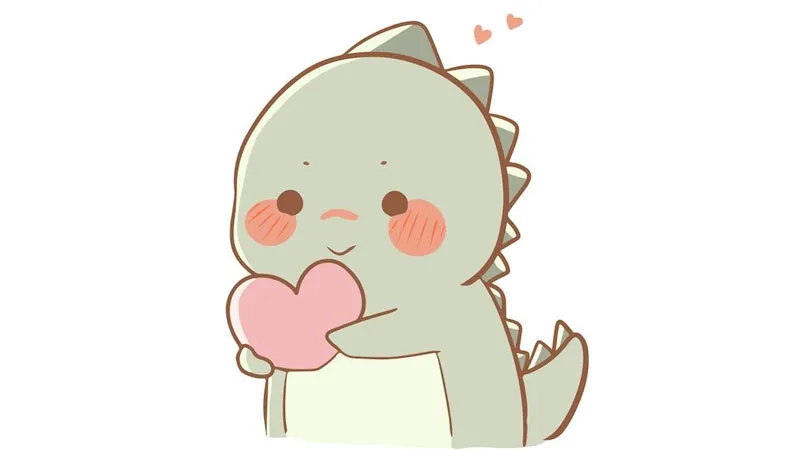Vẽ sticker cute hình thức ăn