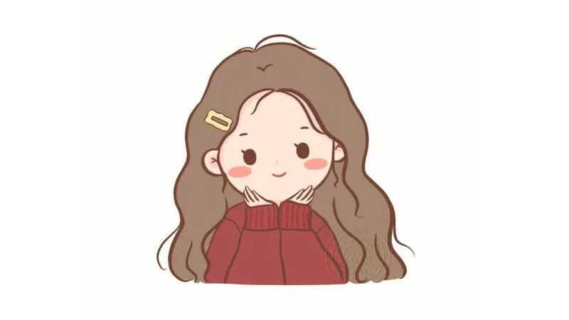 Vẽ bé gái chibi đang giận dỗi