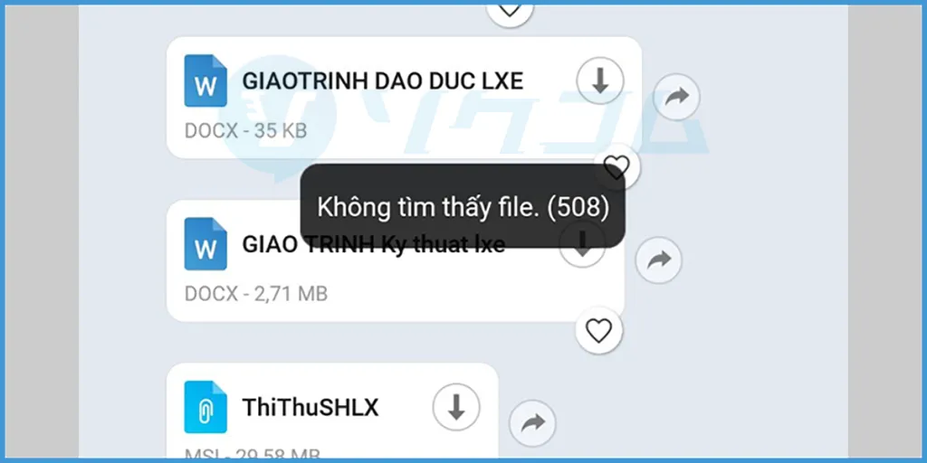 Khắc phục lỗi Zalo không tải được file