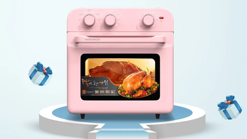 Nướng thịt sườn đã ướp trong nồi chiên không dầu