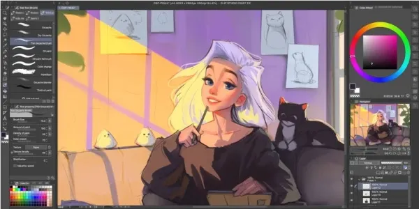 Clip Studio Paint, app vẽ tranh và truyện tranh chuyên nghiệp