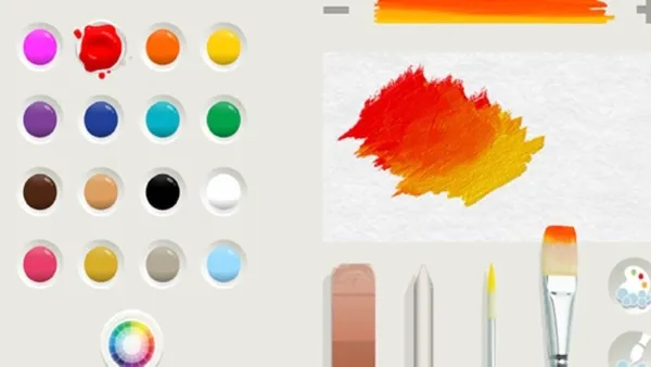 Microsoft Fresh Paint, phần mềm vẽ miễn phí mô phỏng màu thật