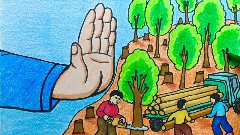 tranh-bao-ve-moi-truong-50-y-tuong-ve-tranh-hay-va-dep-nhat-5