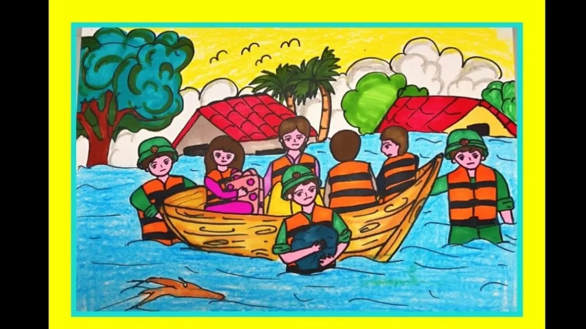 Bộ đội cứu người dân mùa mưa bão