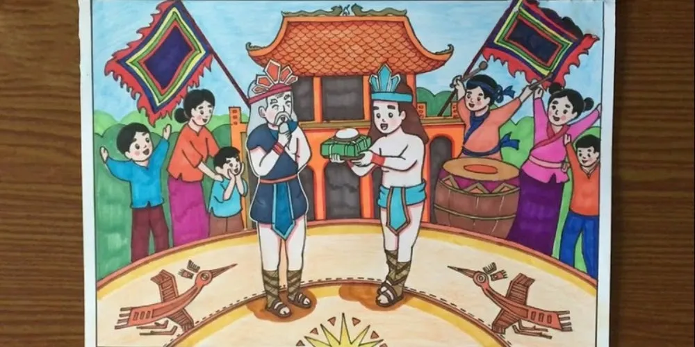 Sự tích bánh chưng bánh dày