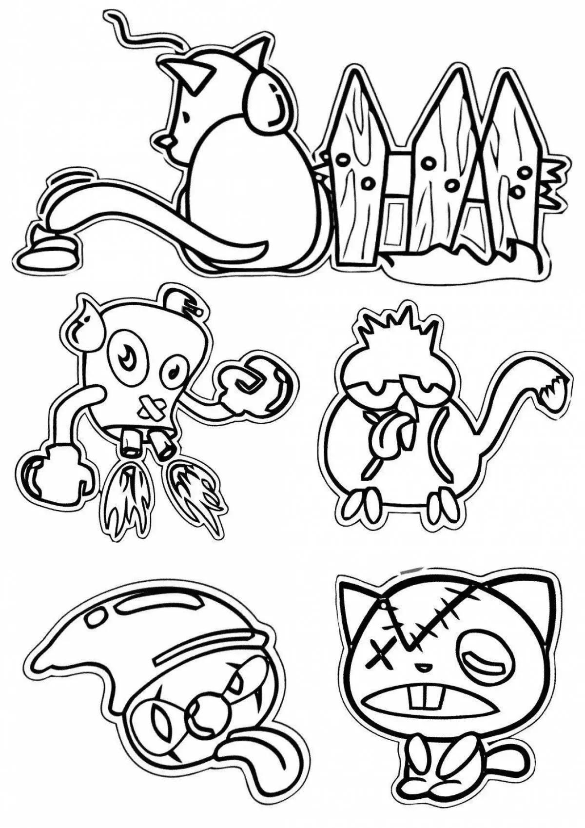 Bộ sưu tập nhiều hình ảnh đồ ăn tranh tô màu sticker cute