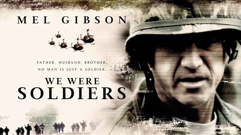 Cảnh chiến đấu khốc liệt trong phim We Were Soldiers, mô tả trận đánh Ia Drang