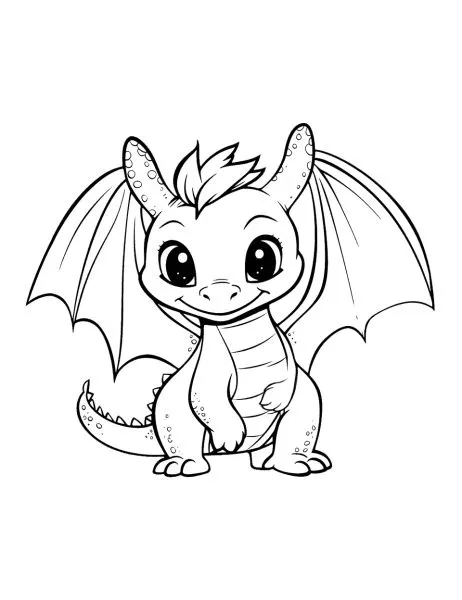Chú rồng chibi nhỏ bé đang nằm ngủ cuộn tròn