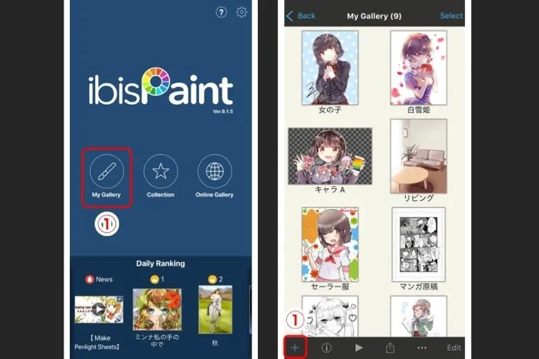 App vẽ tranh trên điện thoại Ibis Paint X