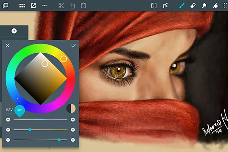 App vẽ tranh trên điện thoại ArtFlow