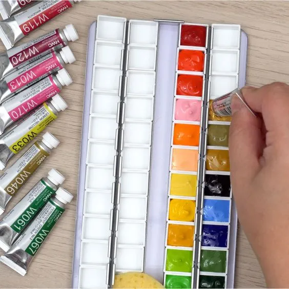 Cách vẽ tranh màu nước kiểu Vắt Nước mang đến vẻ đẹp rắn rỏi cho bức tranh nghệ thuật