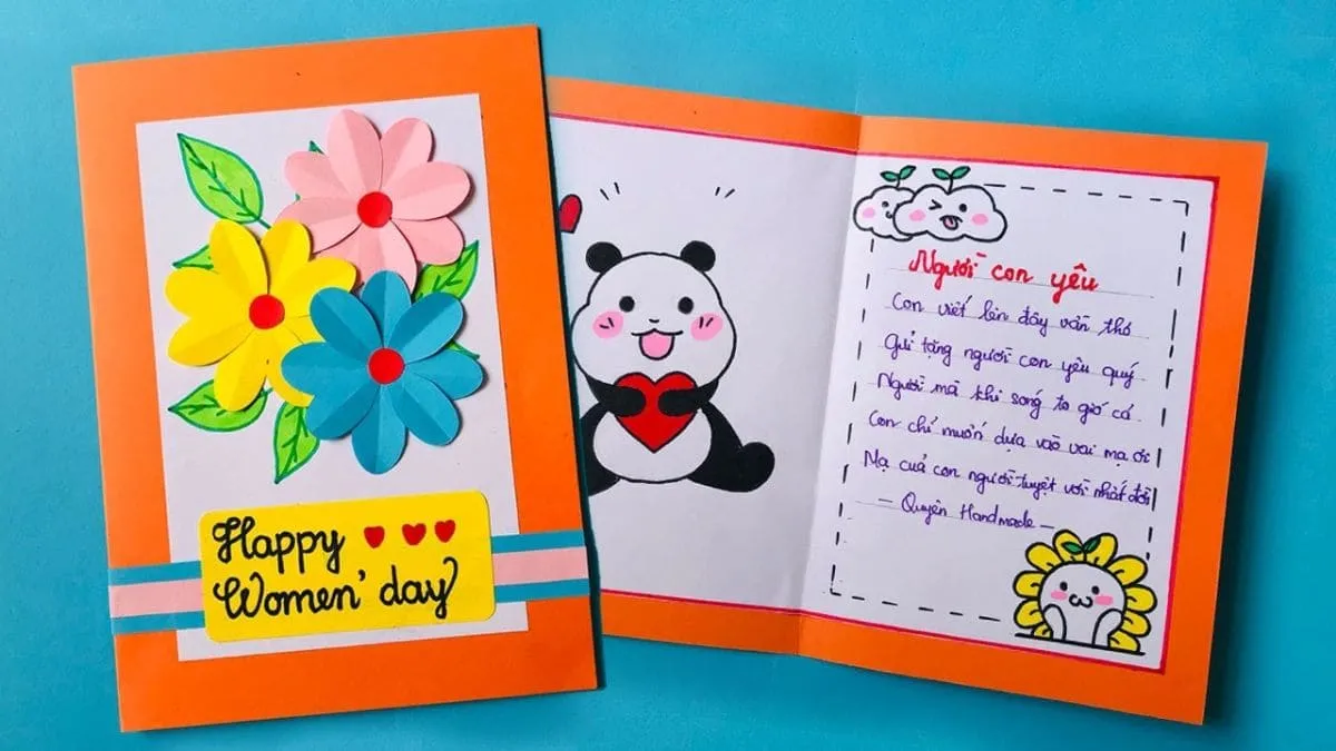 Mẫu thiệp 20/10 ý nghĩa cho mẹ yêu
