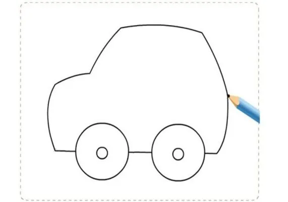 Hướng dẫn vẽ cửa và chi tiết thân ô tô hoạt hình