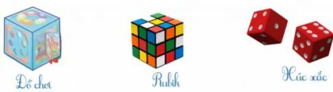 Câu hỏi nhận biết xúc xắc có phải hình lập phương không
