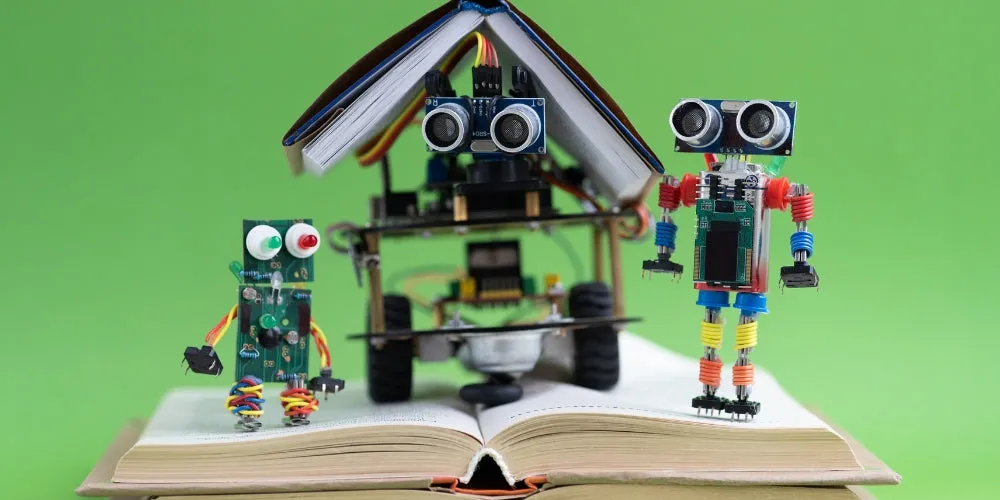 Bé trai chơi xếp hình LEGO, phát triển tư duy không gian và sáng tạo với sản phẩm STEM