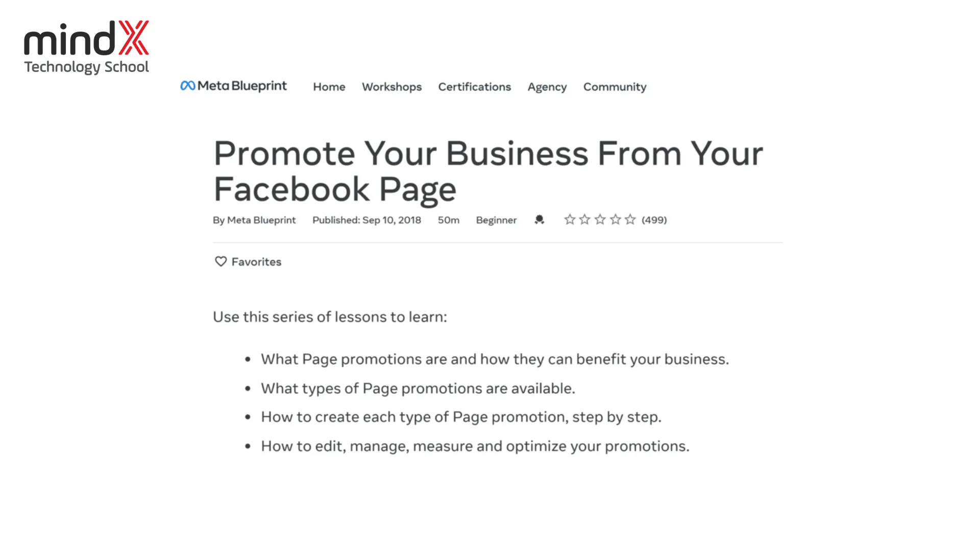 Ảnh minh họa khóa học marketing online miễn phí: Quảng bá doanh nghiệp trên Facebook từ Meta