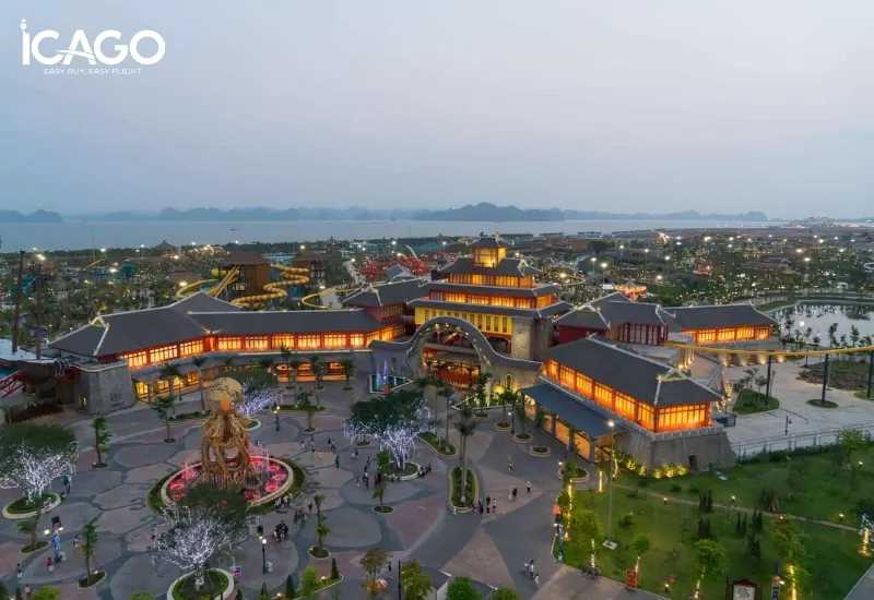 Cáp treo và khu vui chơi Sun World Hạ Long, chi tiết thú vị để vẽ