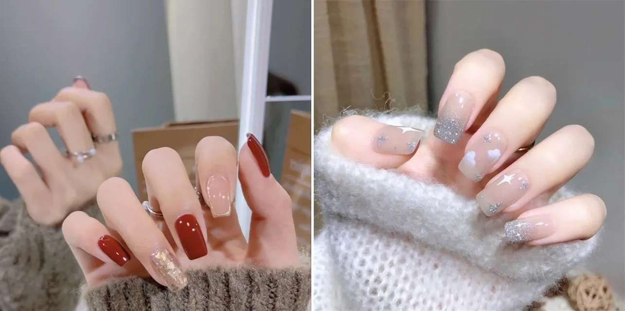 mẫu móng tay đẹp đơn giản nhẹ nhàng