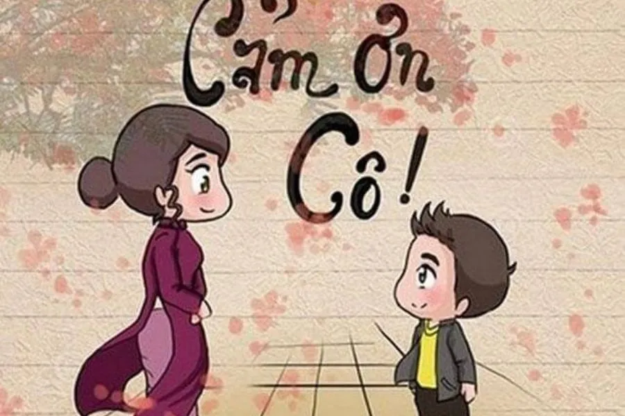 Tranh vẽ thầy trò