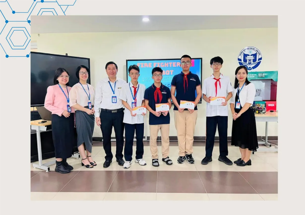 Học sinh trường THCS CLC Chu Văn An khẳng định đam mê nghiên cứu khoa học kỹ thuật, hoạt động cần được khuyến khích thông qua không gian lớp học sáng tạo