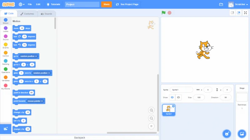 Giao diện lập trình Scratch 3.0 mới mẻ và trực quan