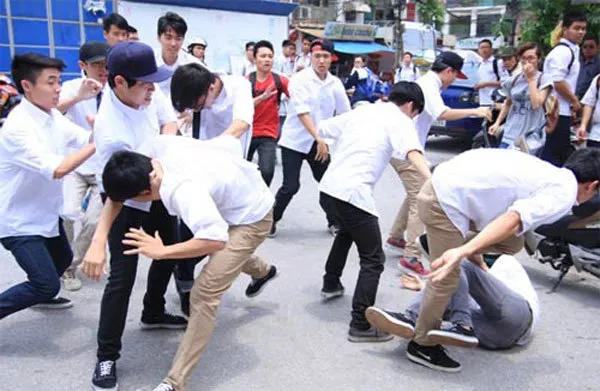 Số liệu thống kê đáng báo động về thực trạng bạo lực học đường ở Việt Nam.