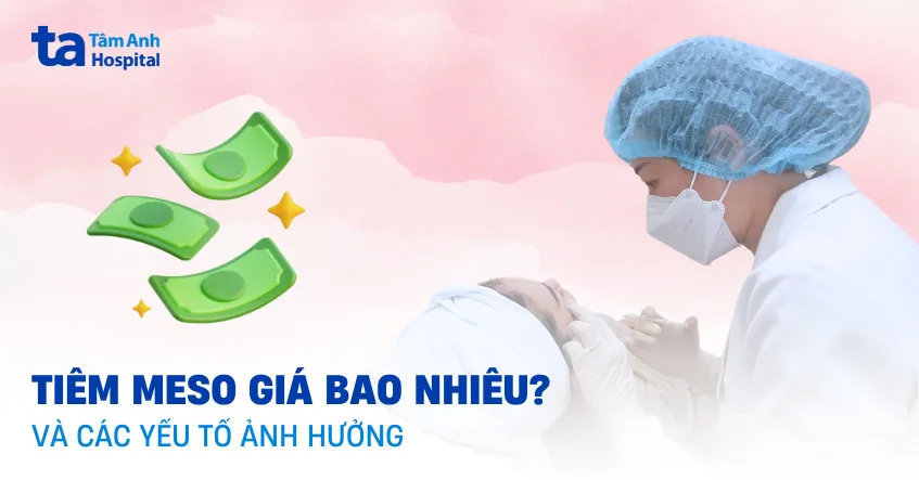 Hình ảnh kim tiêm meso đang được bác sĩ thực hiện cấy vào da