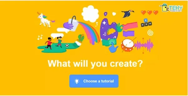 Tìm ý tưởng và hướng dẫn trên trang Scratch Idea