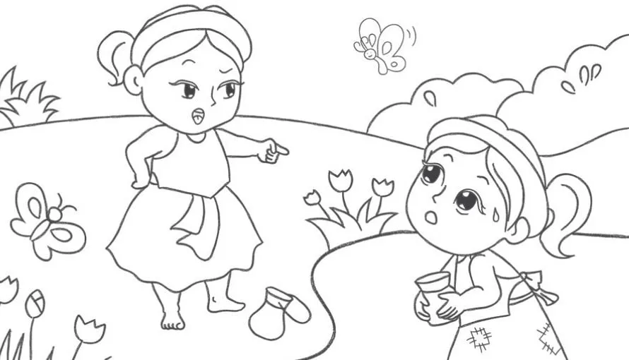 Tranh vẽ Doraemon cho bé tô