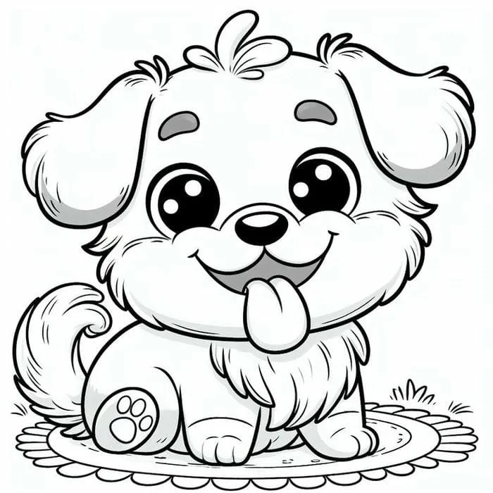 Tranh tô màu thỏ và bạn bè