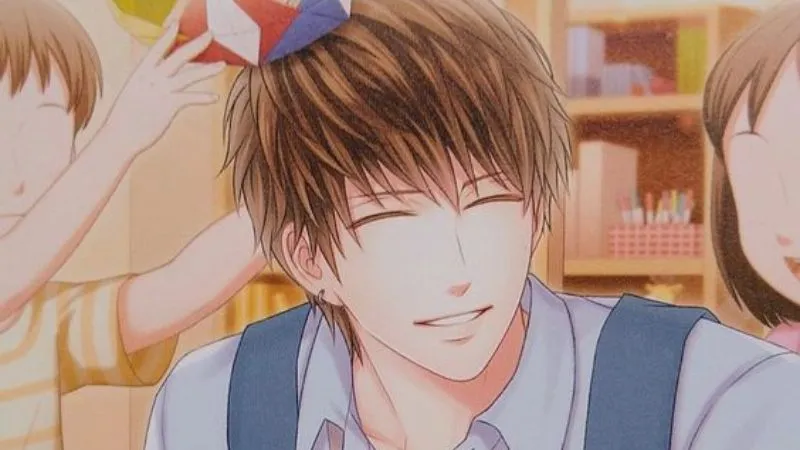 Anime nam đáng yêu khi chơi đùa cùng trẻ nhỏ