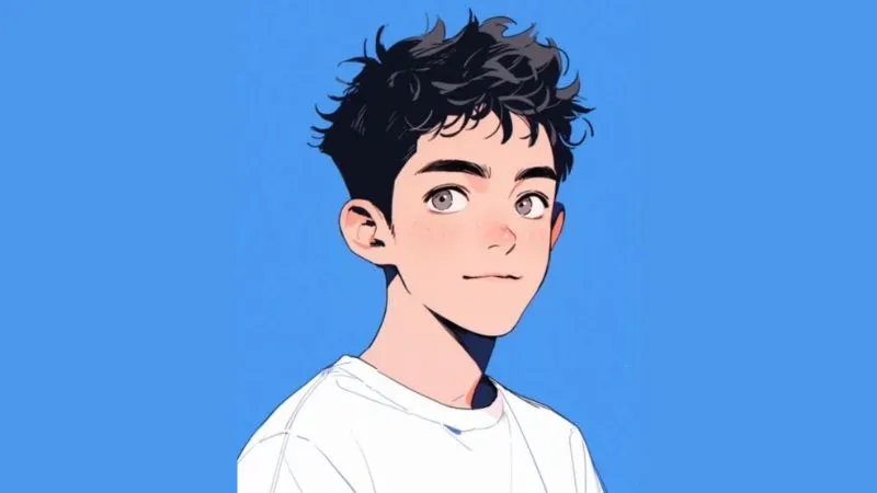 Anime nam ngầu và đơn giản, phù hợp cho người mới bắt đầu vẽ