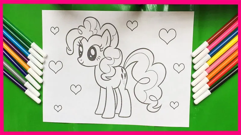 Cách vẽ chú ngựa pony dễ thương