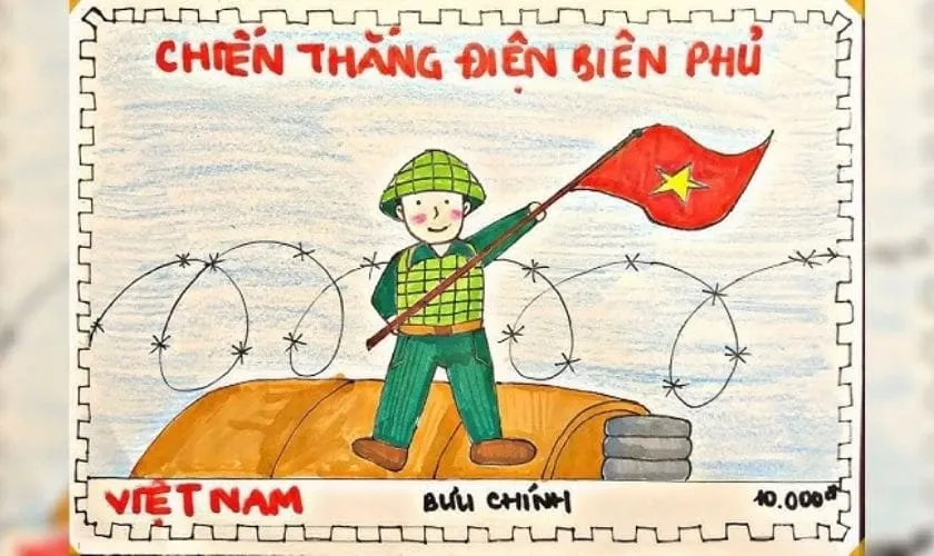 Tem bưu chính đẹp với chủ đề lịch sử Việt Nam