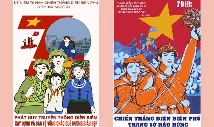 Mẫu ảnh về chiến thắng Điện Biên Phủ