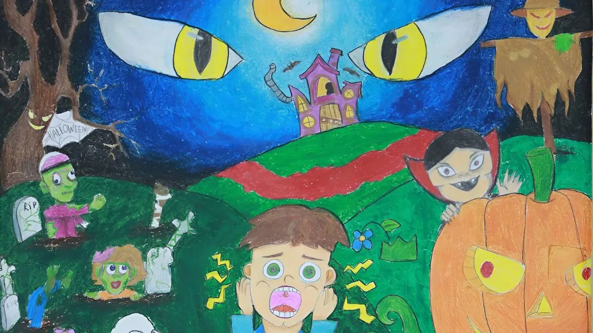 Ý tưởng vẽ tranh lễ hội Halloween sáng tạo và độc đáo