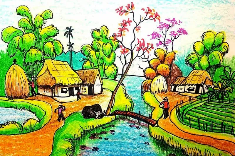 Đặc điểm tranh phong cảnh quen thuộc