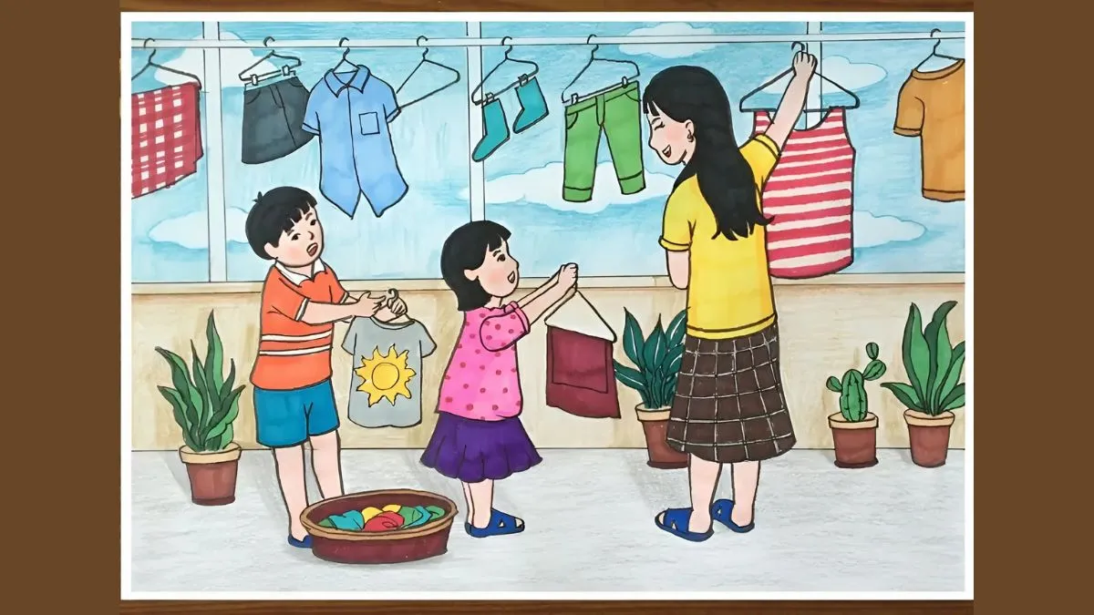 Mẹ và bé cùng nhau đọc sách và trò chuyện