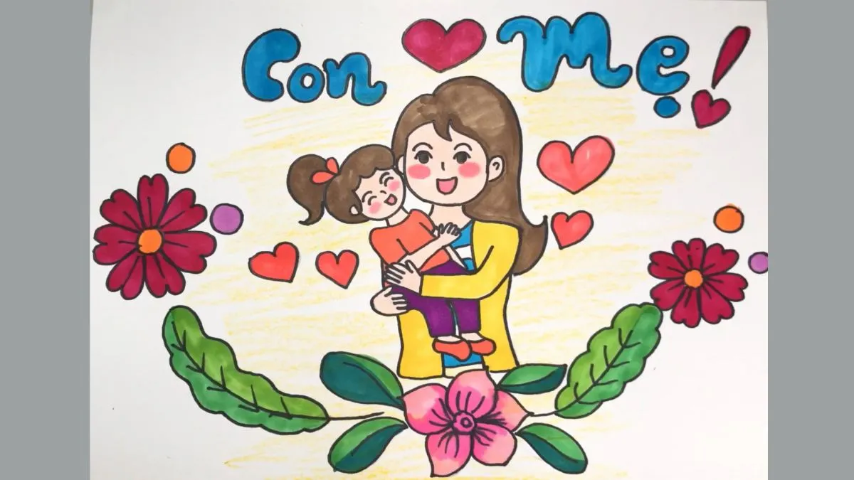 Lên ý tưởng sáng tạo cho bức vẽ về mẹ